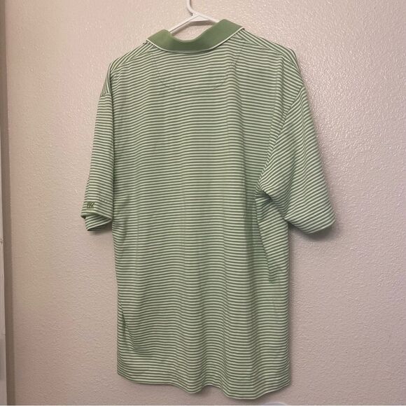 Cutter and Buck dri tech Men’s‎ Performance Golf Polo green Stripe shirt L - Picture 3 of 11
